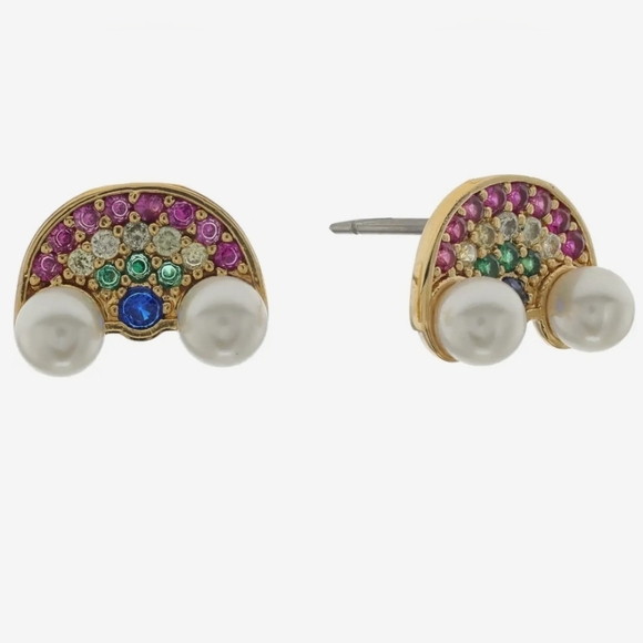 Kate Spade Wishes Rainbow Stud Earrings/Multi - Picture 2 of 3